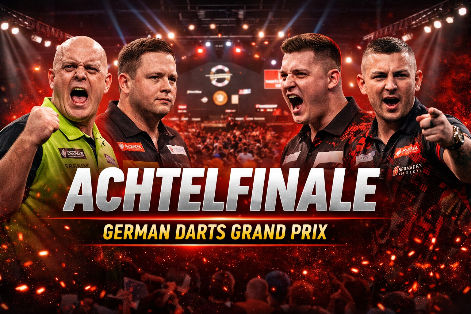 German Darts Grand Prix 2026 - Das Achtelfinale steht an