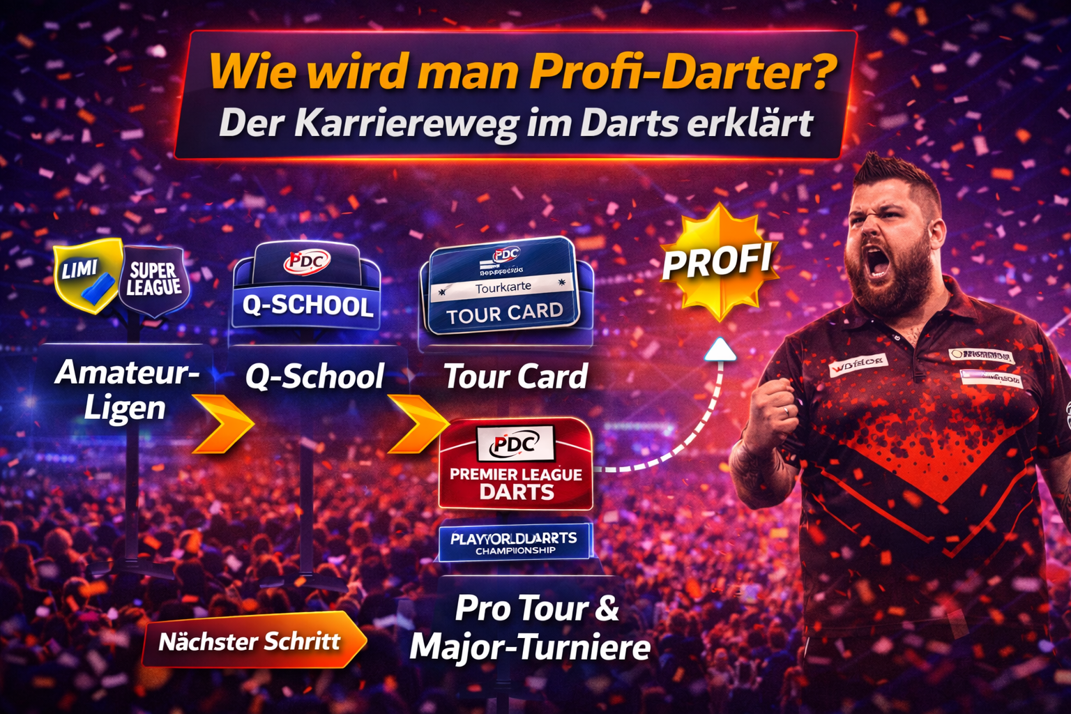 Wie wird man Profi-Darter?