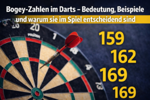 Bogey-Zahlen auf dem Dartboard