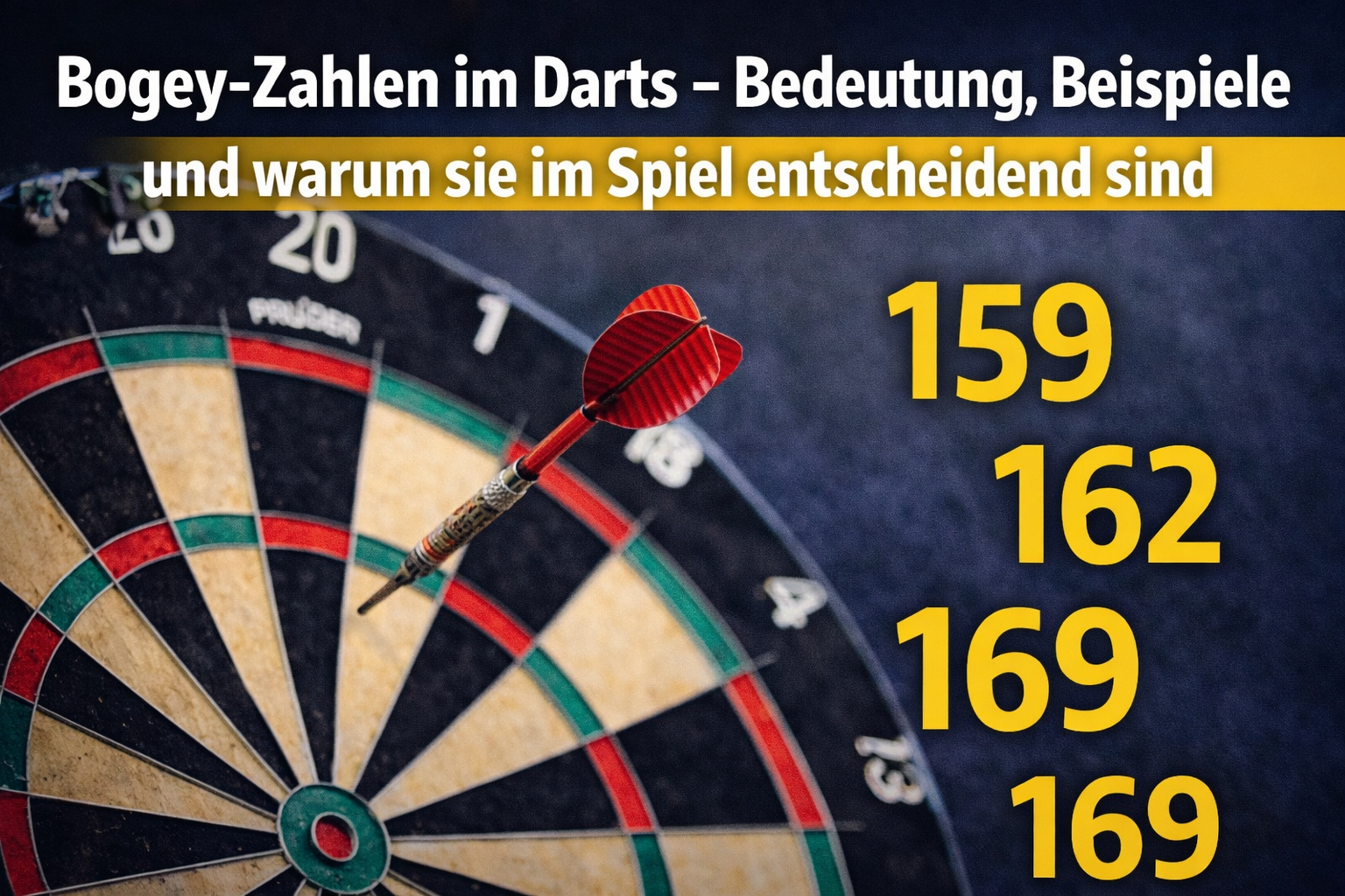 Bogey-Zahlen im Darts – Bedeutung, Beispiele und warum sie entscheidend sind