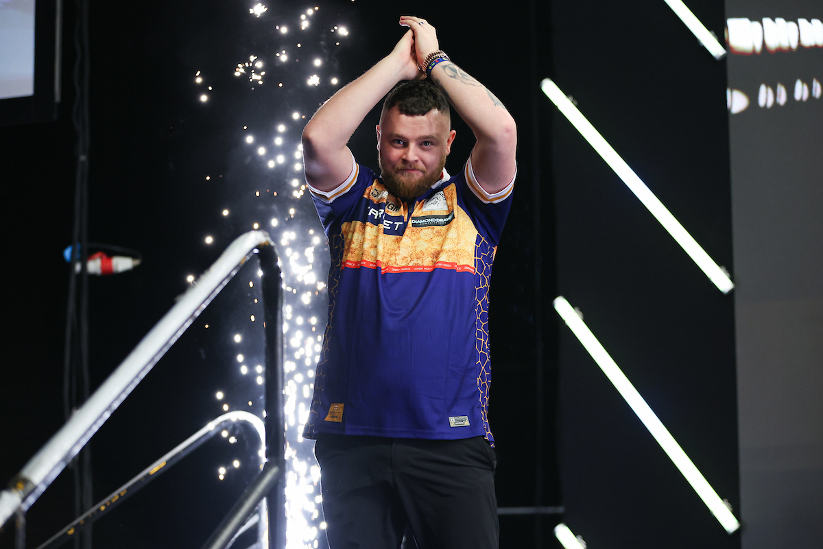 Josh Rock bei der Premier League Darts