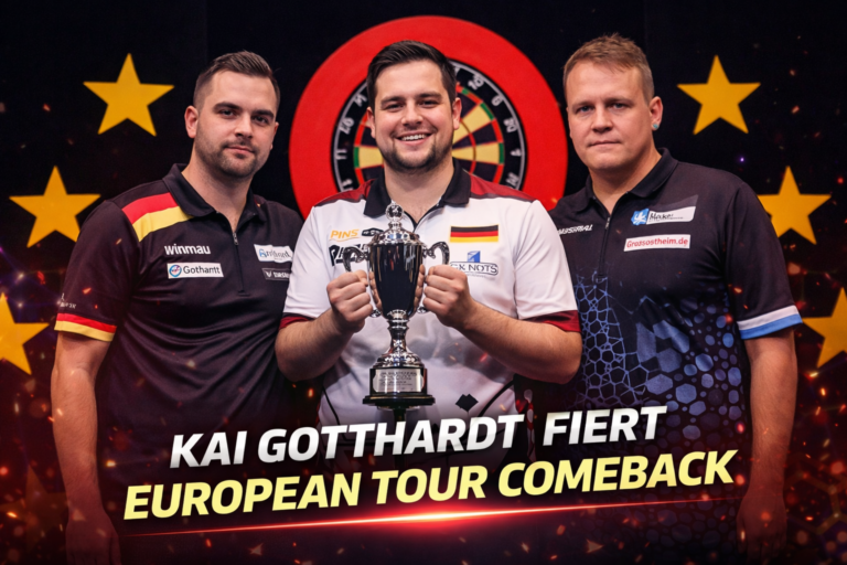 Kai Gotthardt feiert European‑Tour‑Comeback – Wenig siegt gegen Merk im Finale