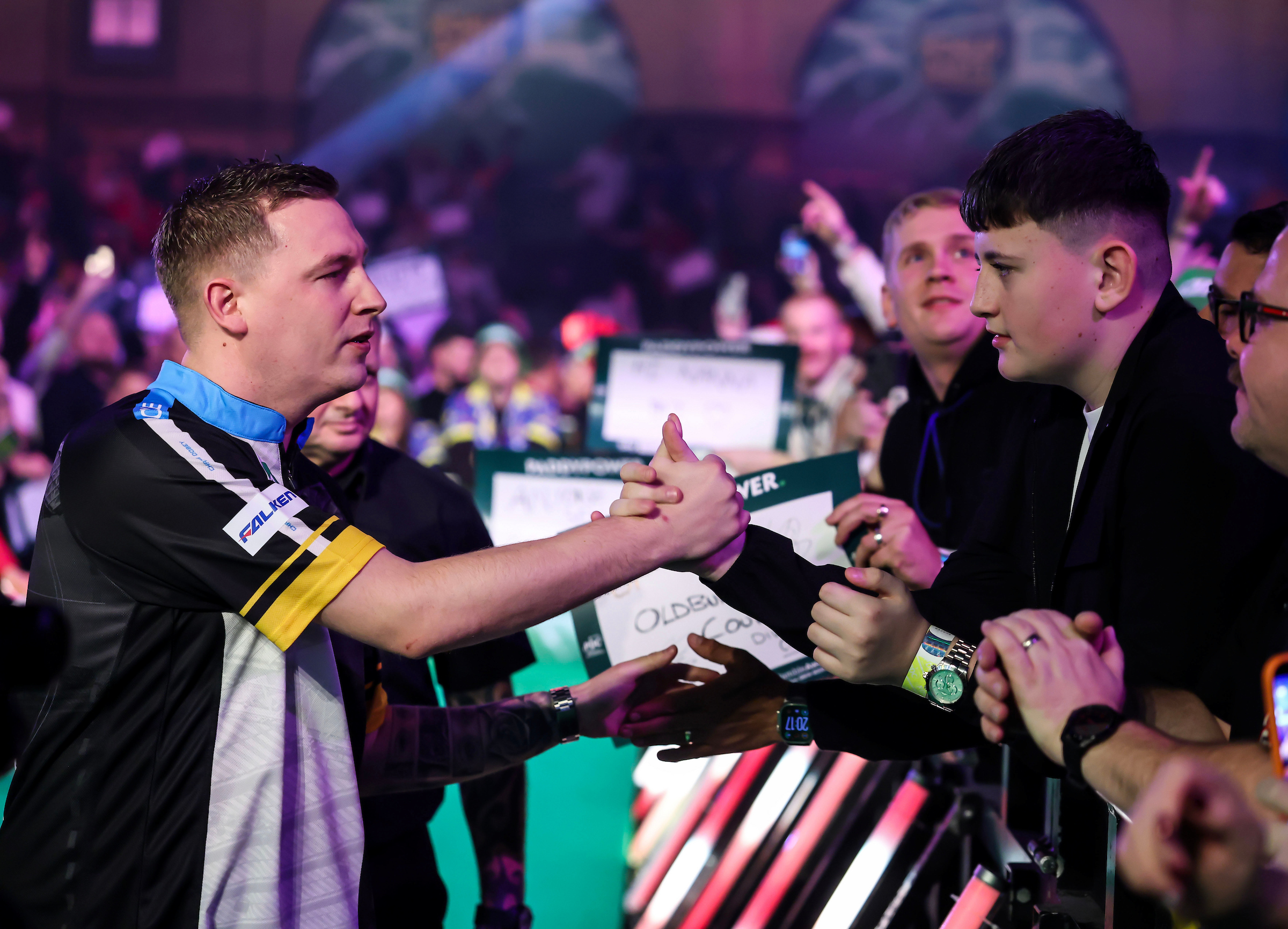 Chris Dobey beim Walk on