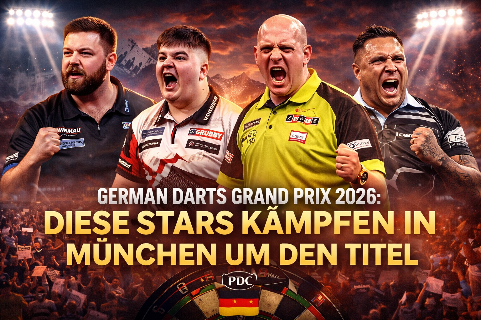 German Darts Grand Prix 2026 - Stars kämpfen in München um den Titel