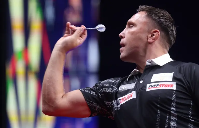 Gerwyn Price beim New Zealand Darts Masters 2026 in Auckland