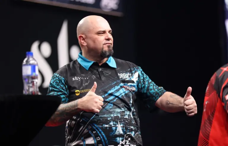 Raymond Smith beim New Zealand Darts Masters 2026 in Auckland