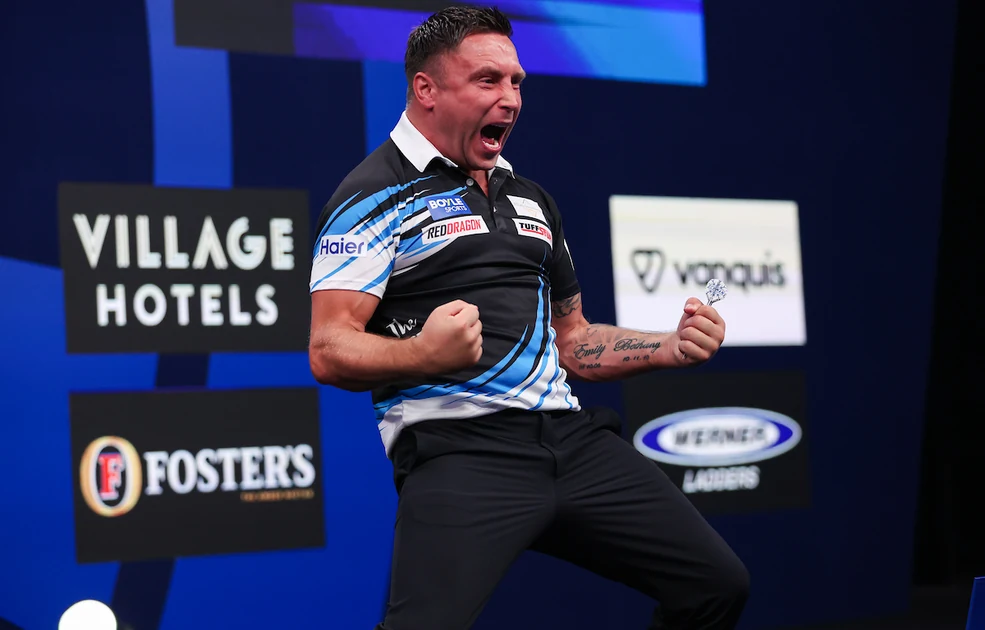 Gerwyn Price zieht in das Finale des World Grand Prix 2026 ein