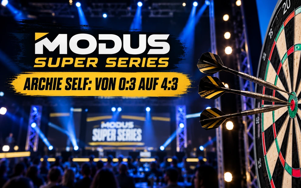 MODUS Super Series 2026: Archie Self dreht im Finale gegen Joe Hunt einen 0:3-Rückstand zum 4:3-Sieg.